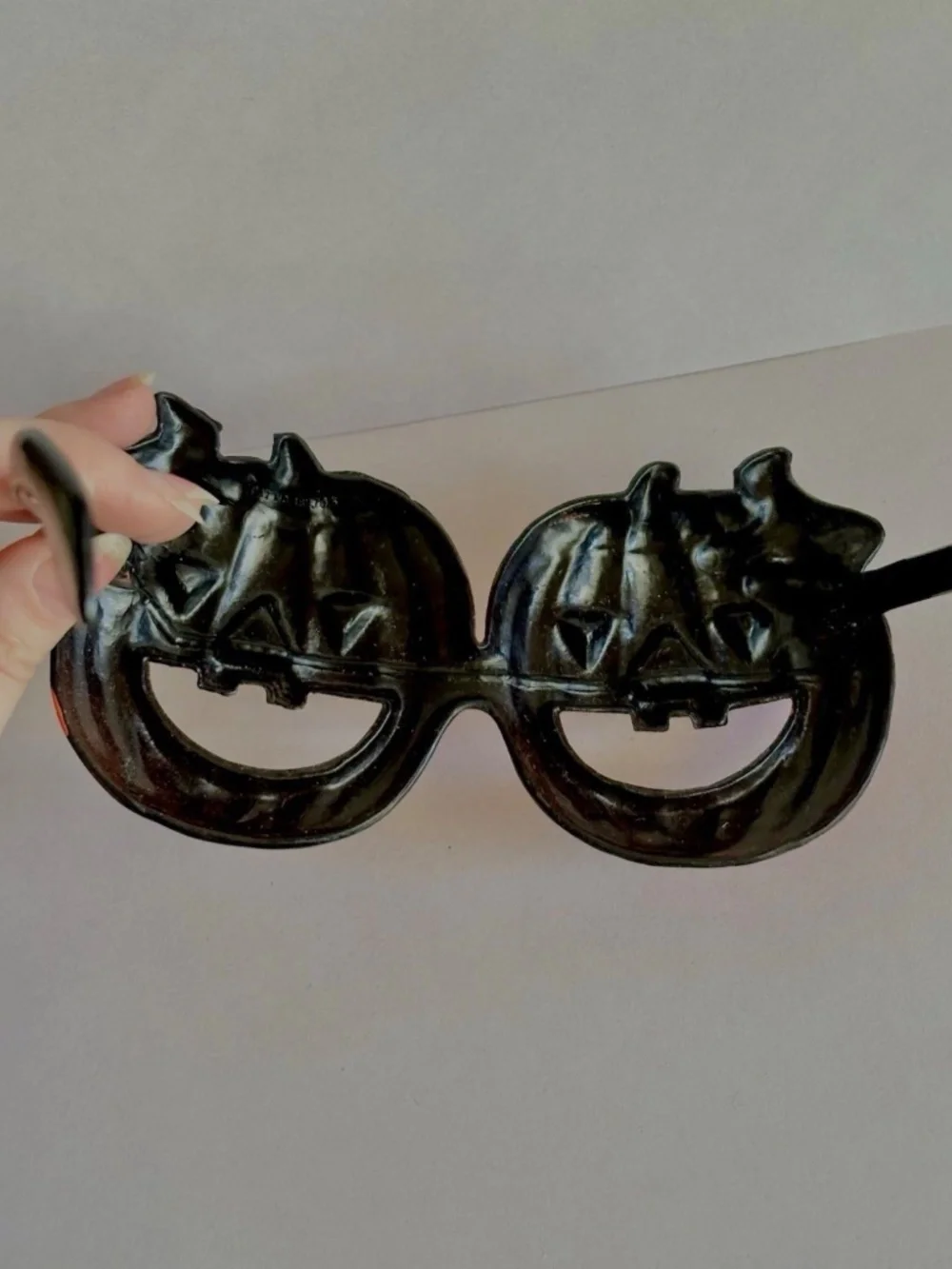 Vintage Retro Plastic Halloween Glasses Sunglasses Pumpkin Jack-O-Lantern Witch